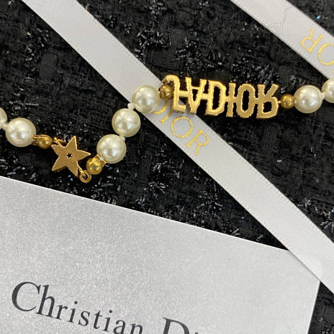 Wholesale Chr1st1an D10r Logo Necklace