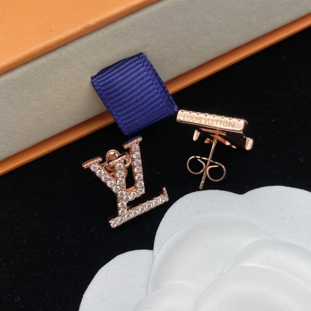 Knockoff L0vis Vvtt0n Logo Earring