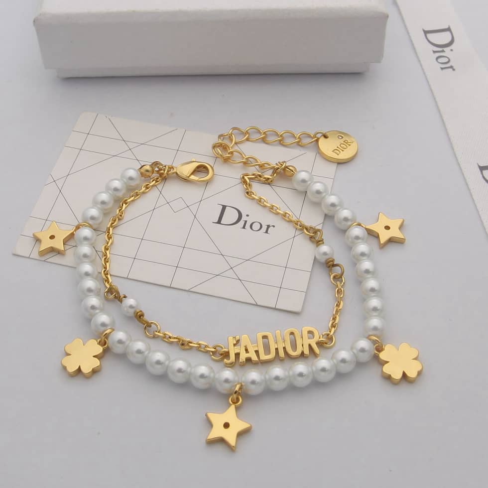 Wholesale Chr1st1an D10r Logo Bracelet
