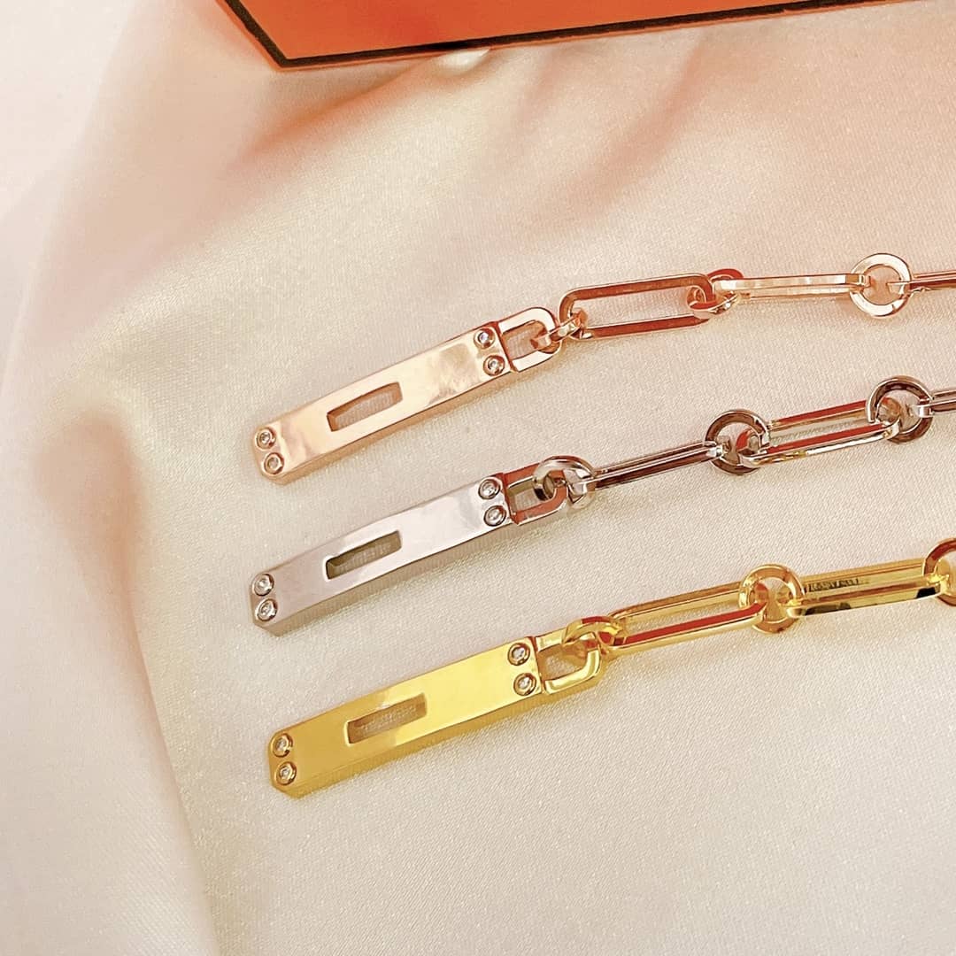 Knockoff H**me5 Logo Bracelet