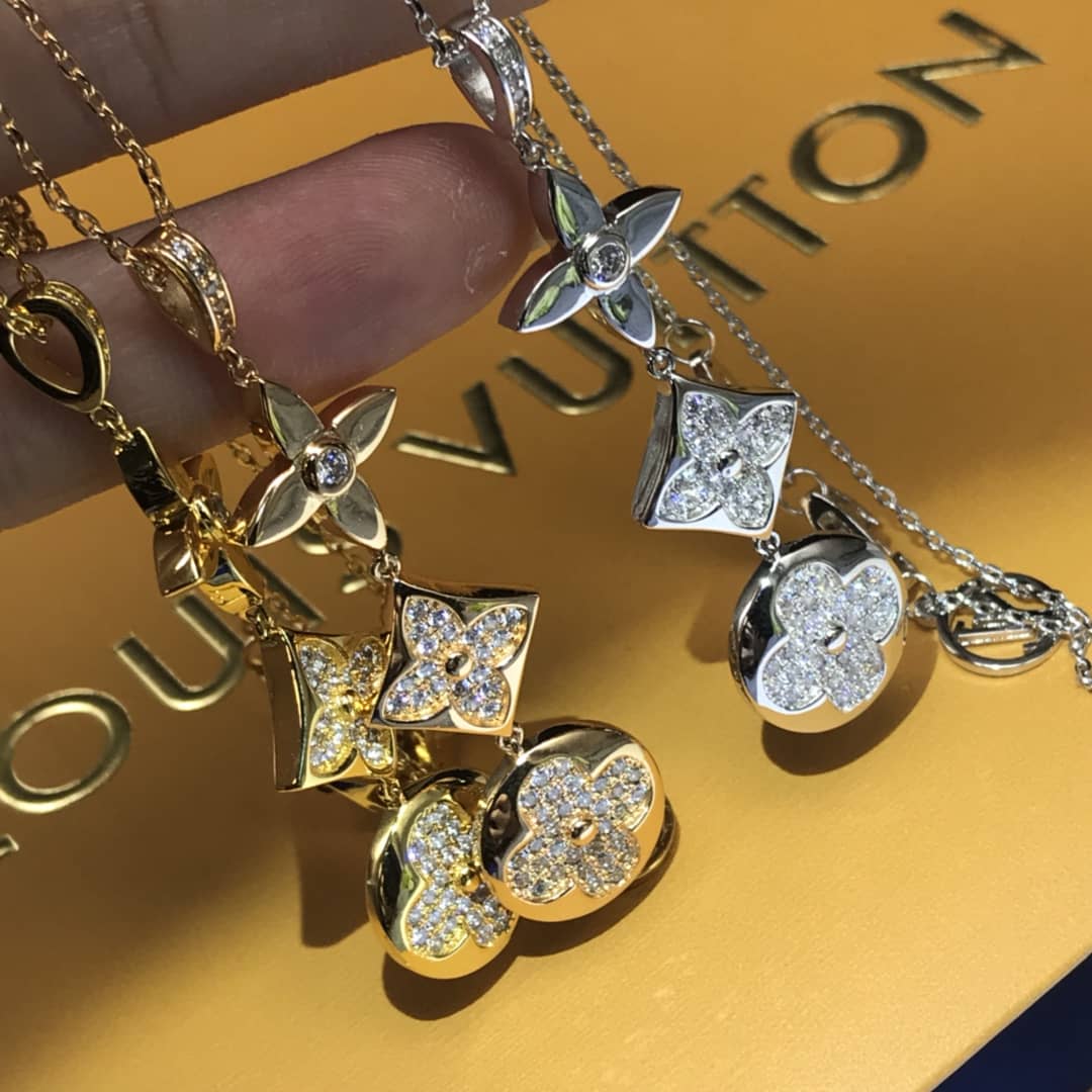 Knockoff L0vis Vvtt0n Logo Necklace
