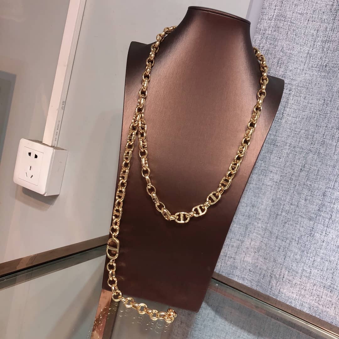 Wholesale Chr1st1an D10r Logo Necklace