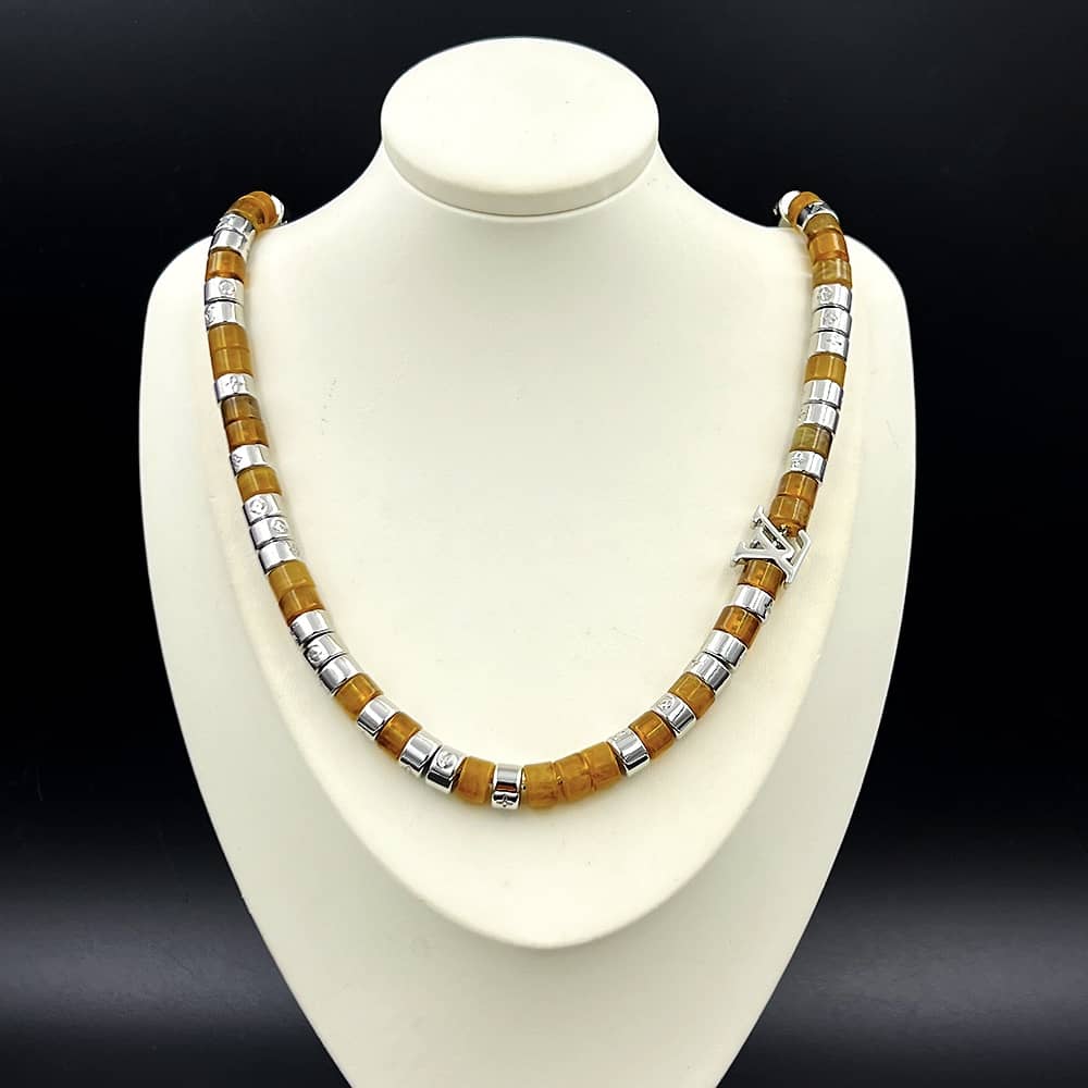 Fake L0vis Vvtt0n Logo Necklace
