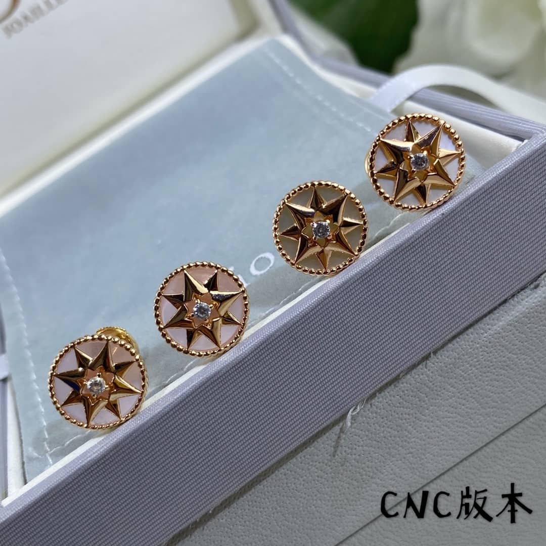 Knockoff Chr1st1an D10r Logo Earring