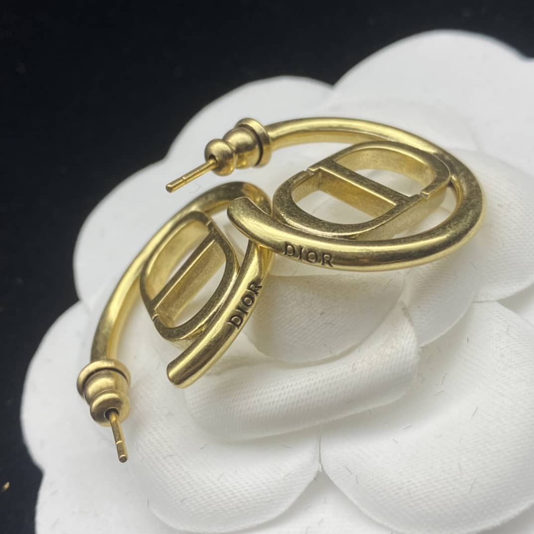 Wholesale Chr1st1an D10r Logo Earring