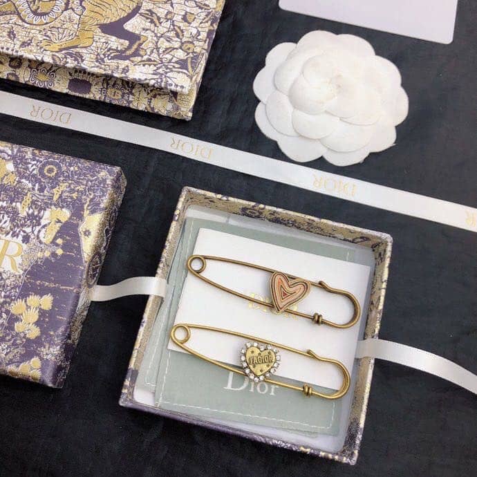 Knockoff Chr1st1an D10r Logo Brooch