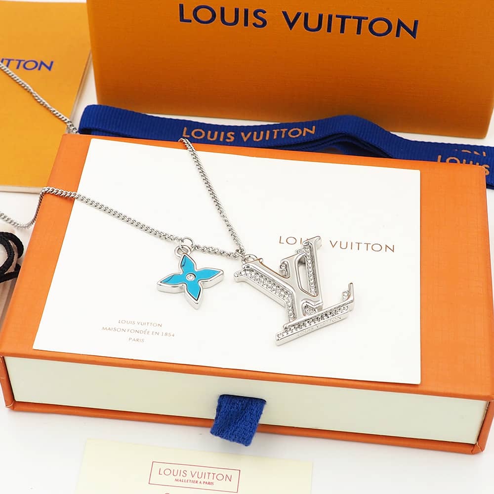 Wholesale L0vis Vvtt0n Logo Necklace