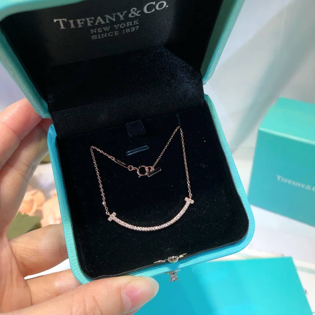 Fake T*f*ny Logo Necklace