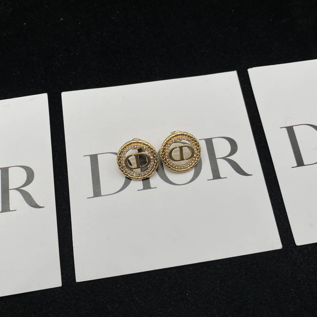 Wholesale Chr1st1an D10r Logo Earring