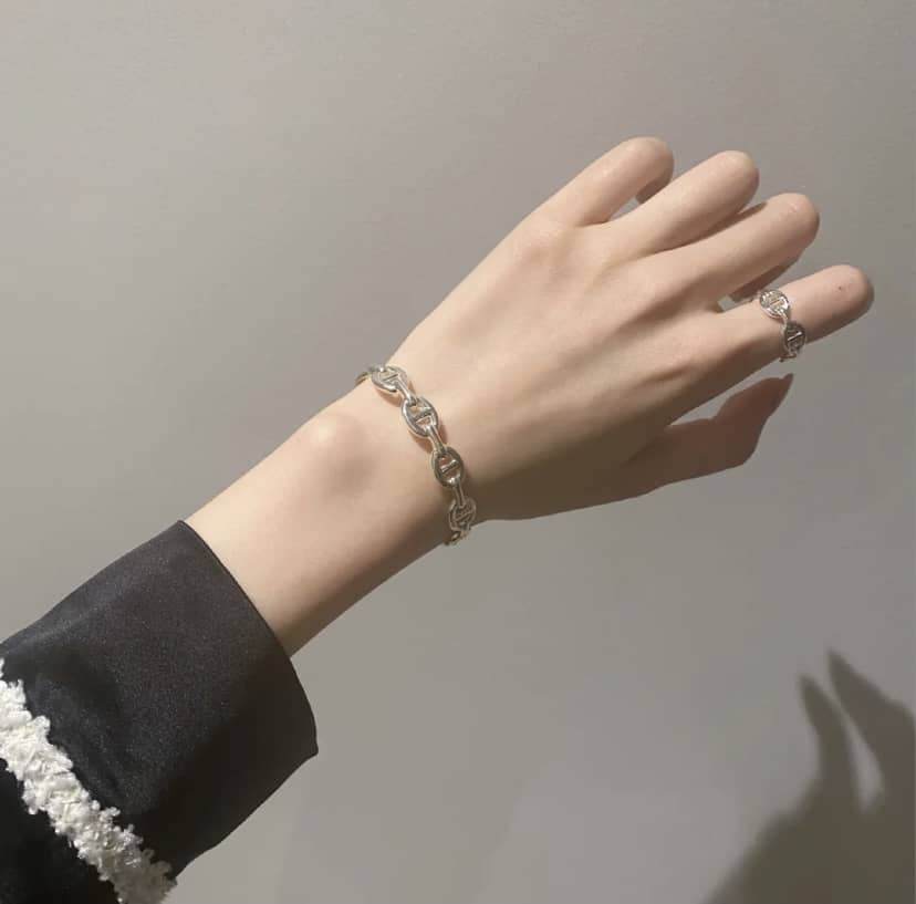 Fake H**me5 Logo Bracelet