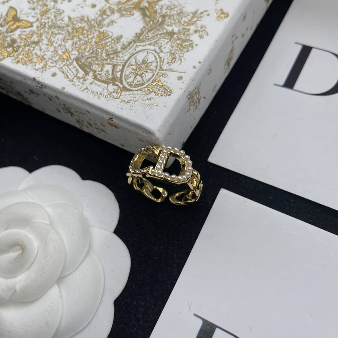 Wholesale Chr1st1an D10r Logo Ring