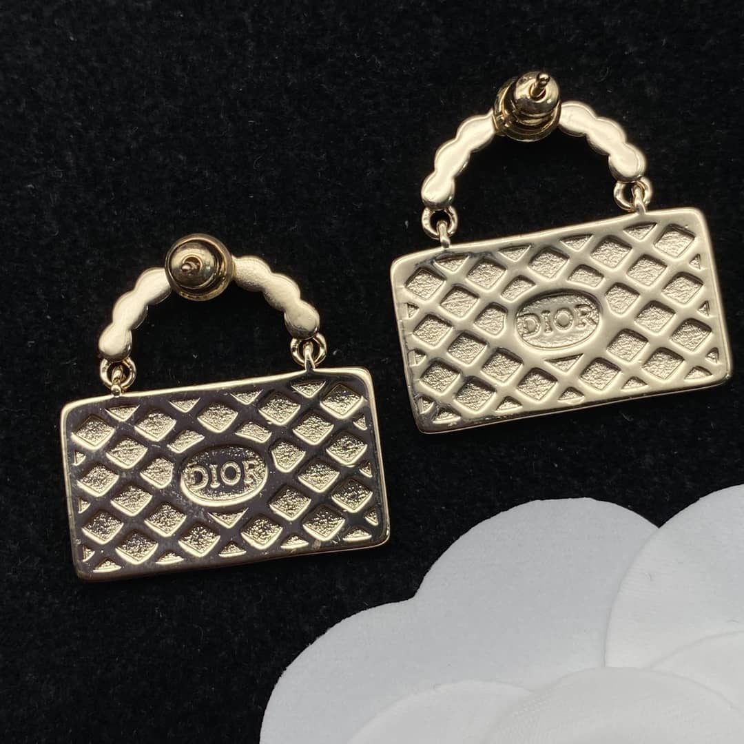 Knockoff Chr1st1an D10r Logo Earring