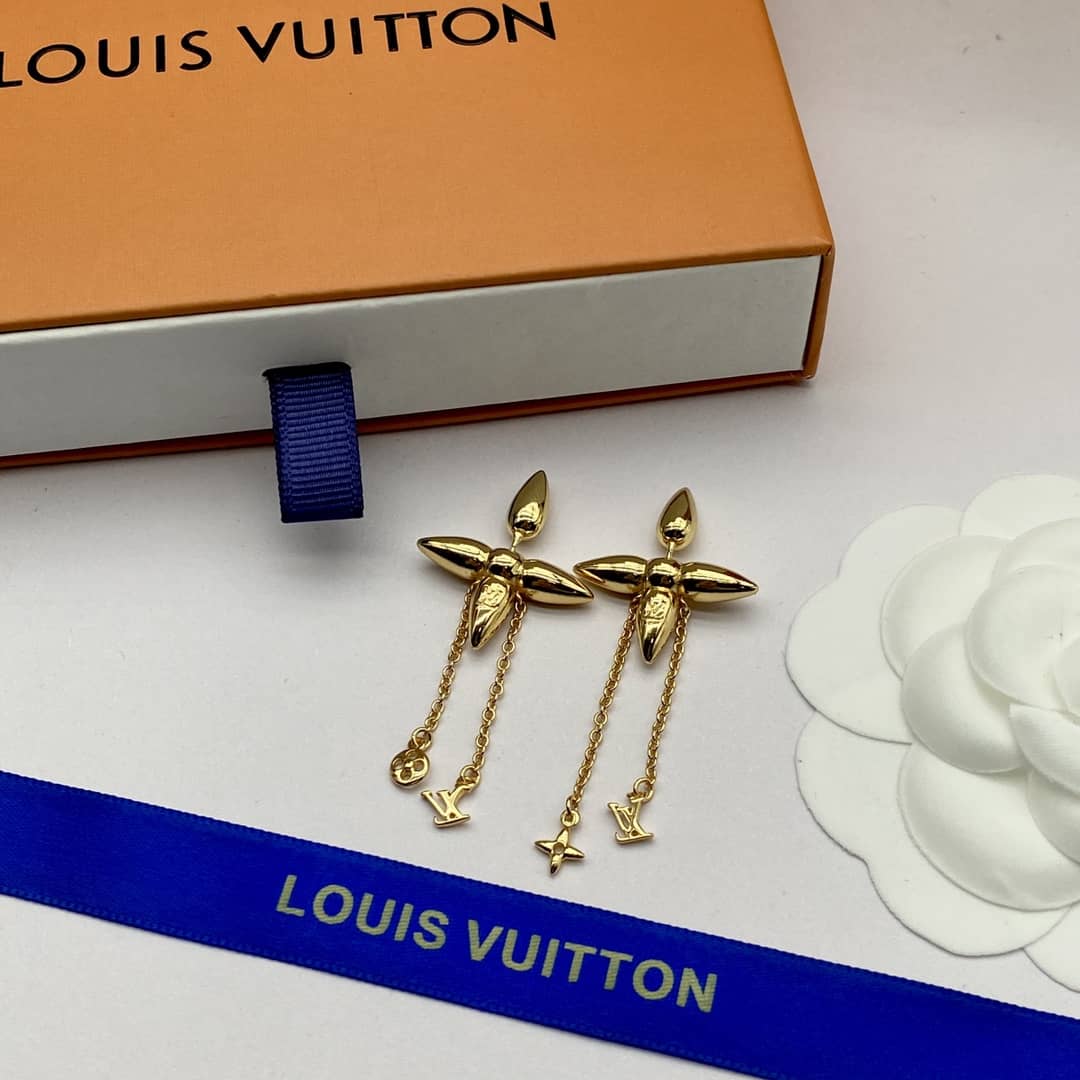 Fake L0vis Vvtt0n Logo Earring