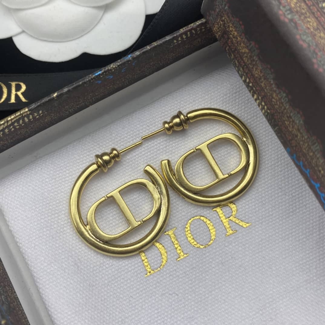 Wholesale Chr1st1an D10r Logo Earring