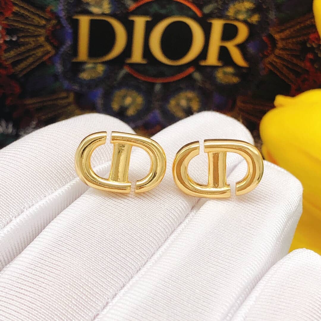 Knockoff Chr1st1an D10r Logo Earring