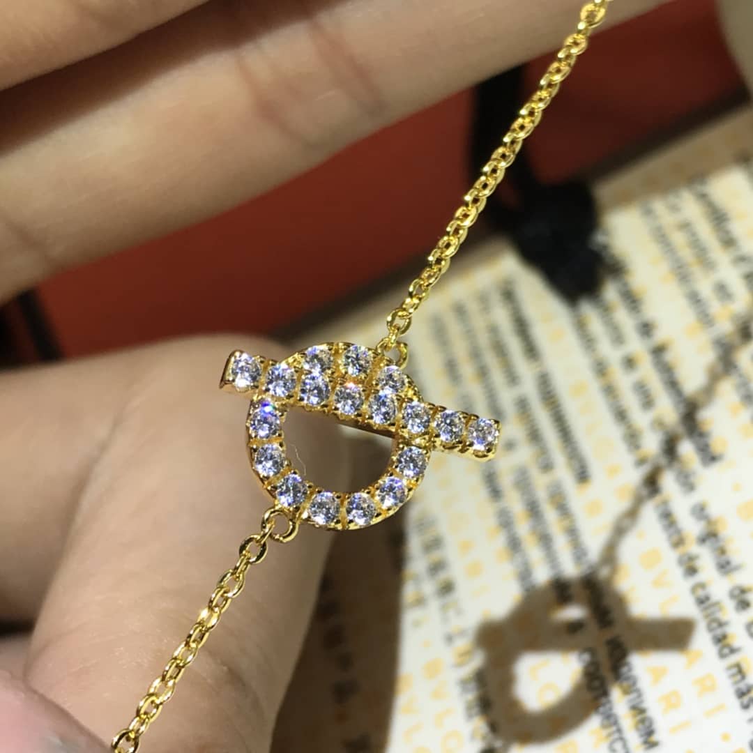 Knockoff H**me5 Logo Bracelet