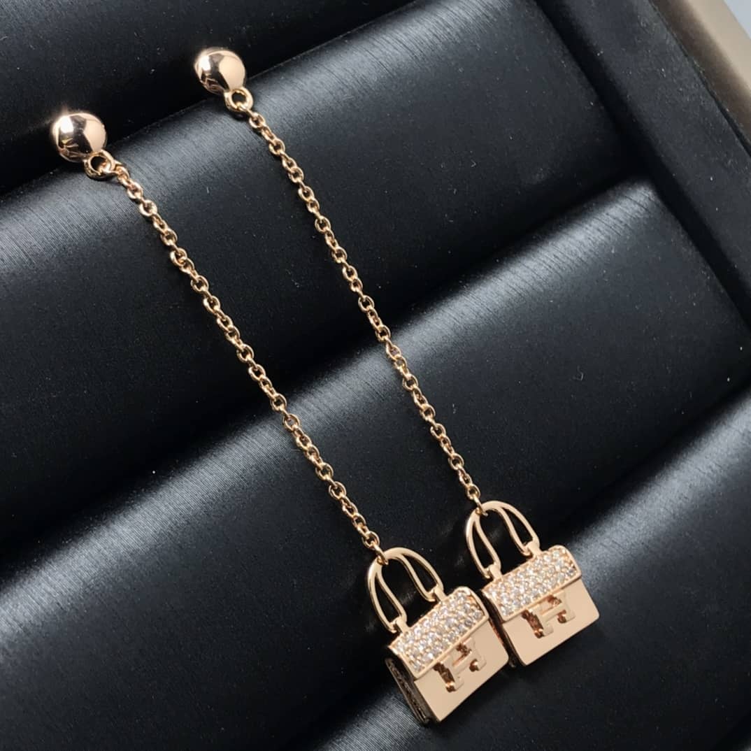 Fake H**me5 Logo Earring