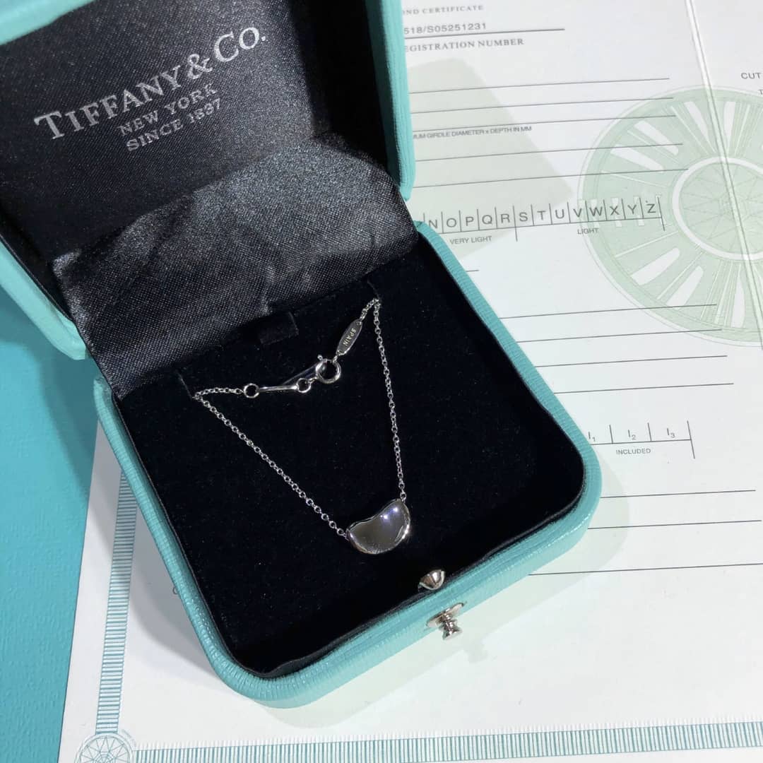 Fake T*f*ny Logo Necklace