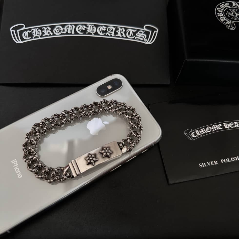 Wholesale Ch*0me He**ts Logo Bracelet