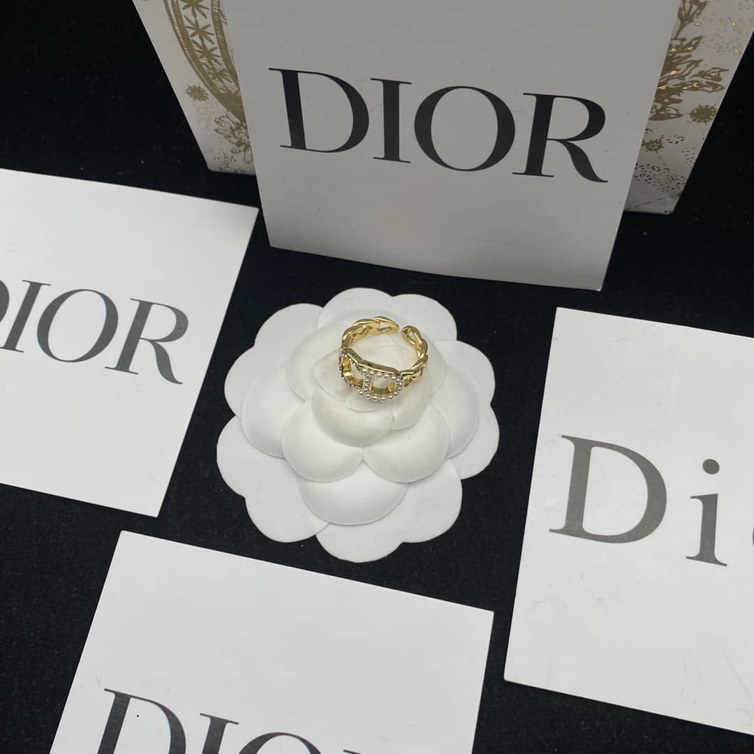 Wholesale Chr1st1an D10r Logo Ring
