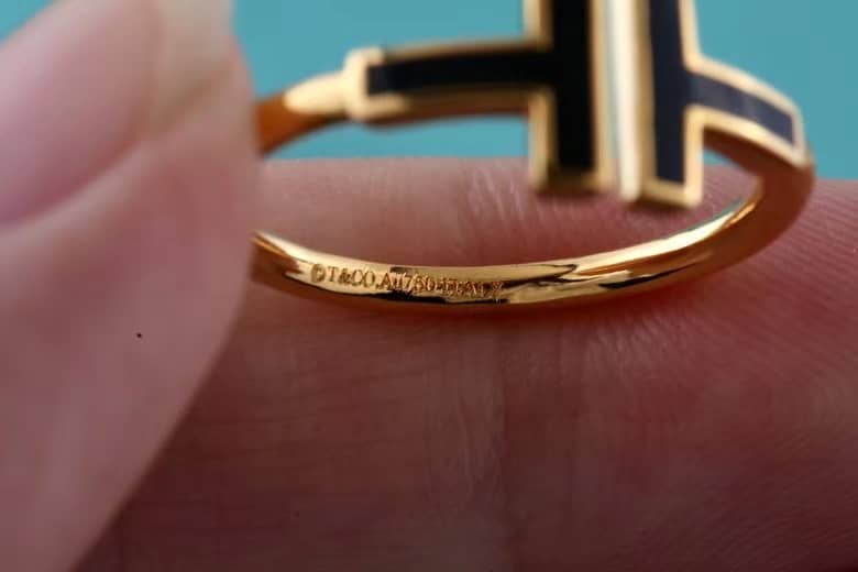 Fake T*f*ny Logo Ring