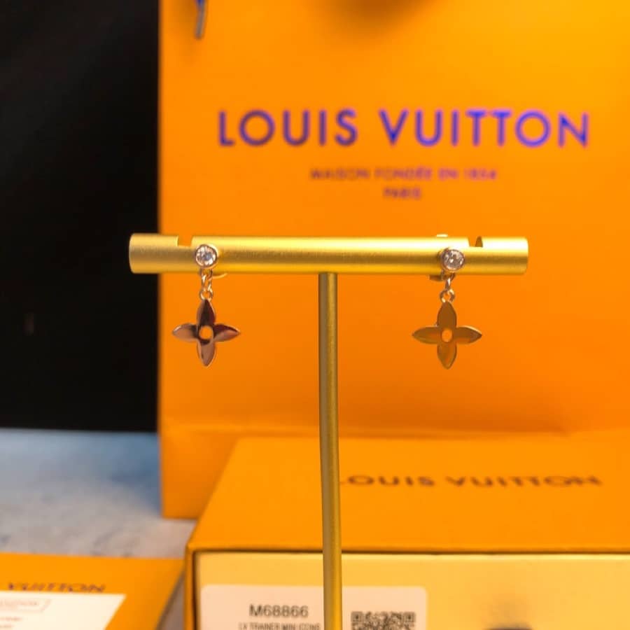LV Hoop Earrings Dupe Logo AAA+
