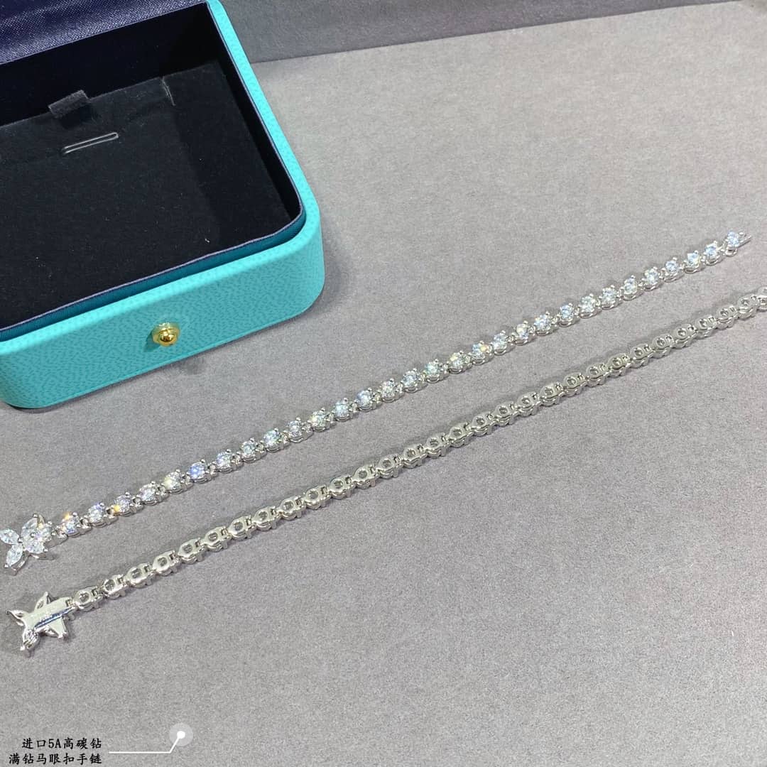 Fake T*f*ny Logo Bracelet