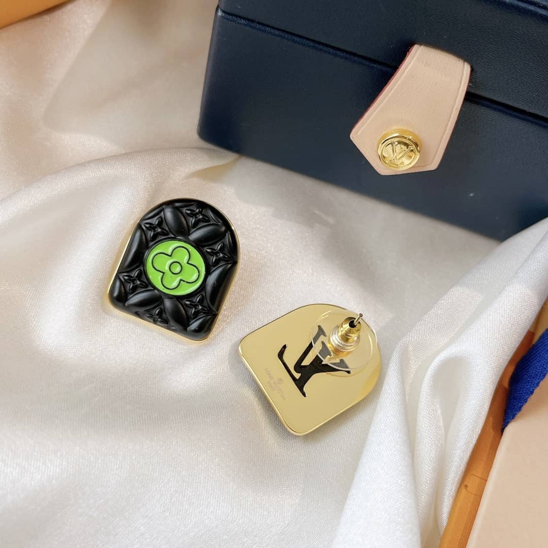 Fake L0vis Vvtt0n Logo Earring