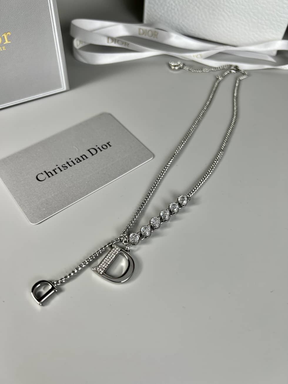 Wholesale Chr1st1an D10r Logo Necklace