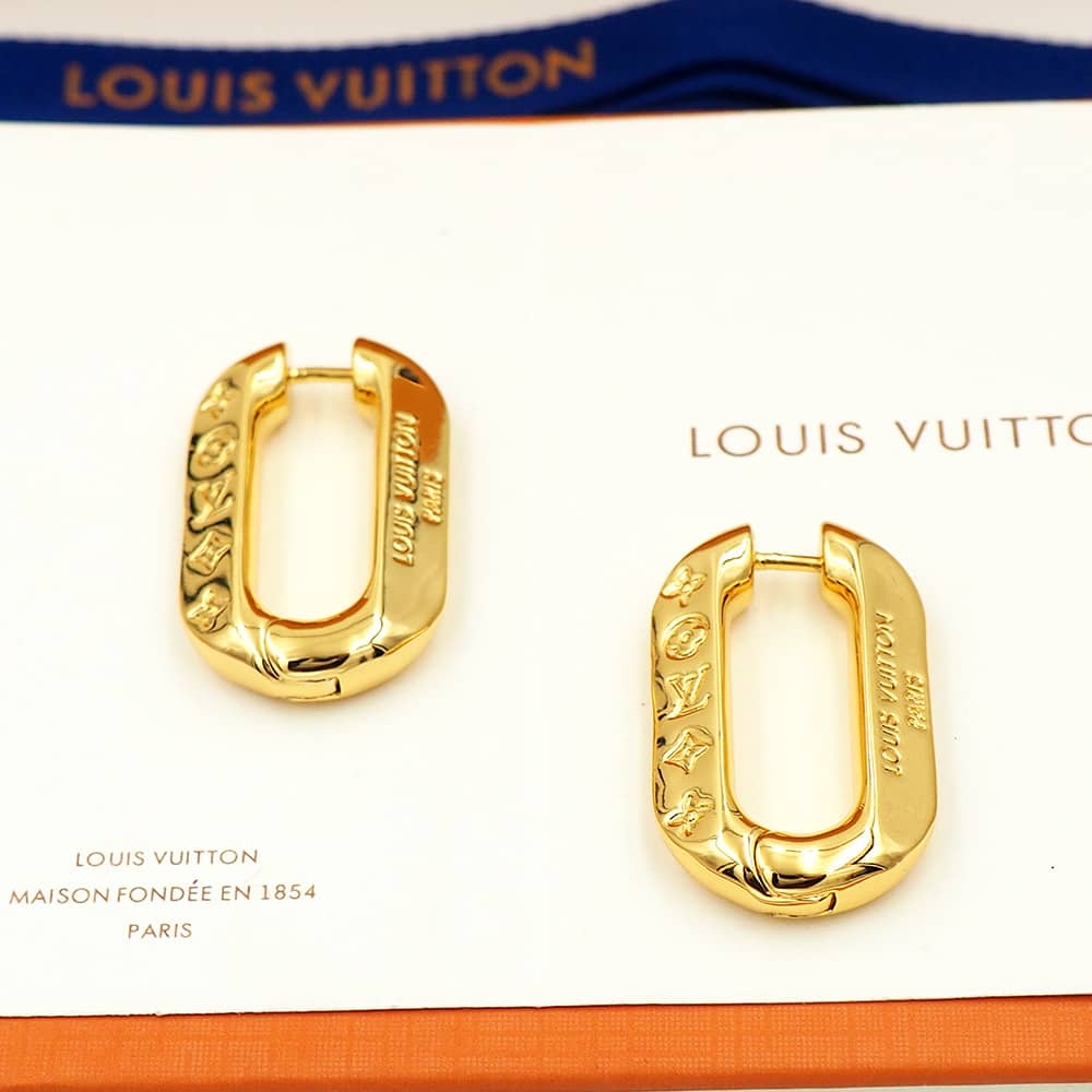 Knockoff L0vis Vvtt0n Logo Earring