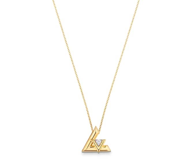 Knockoff L0vis Vvtt0n Logo Necklace