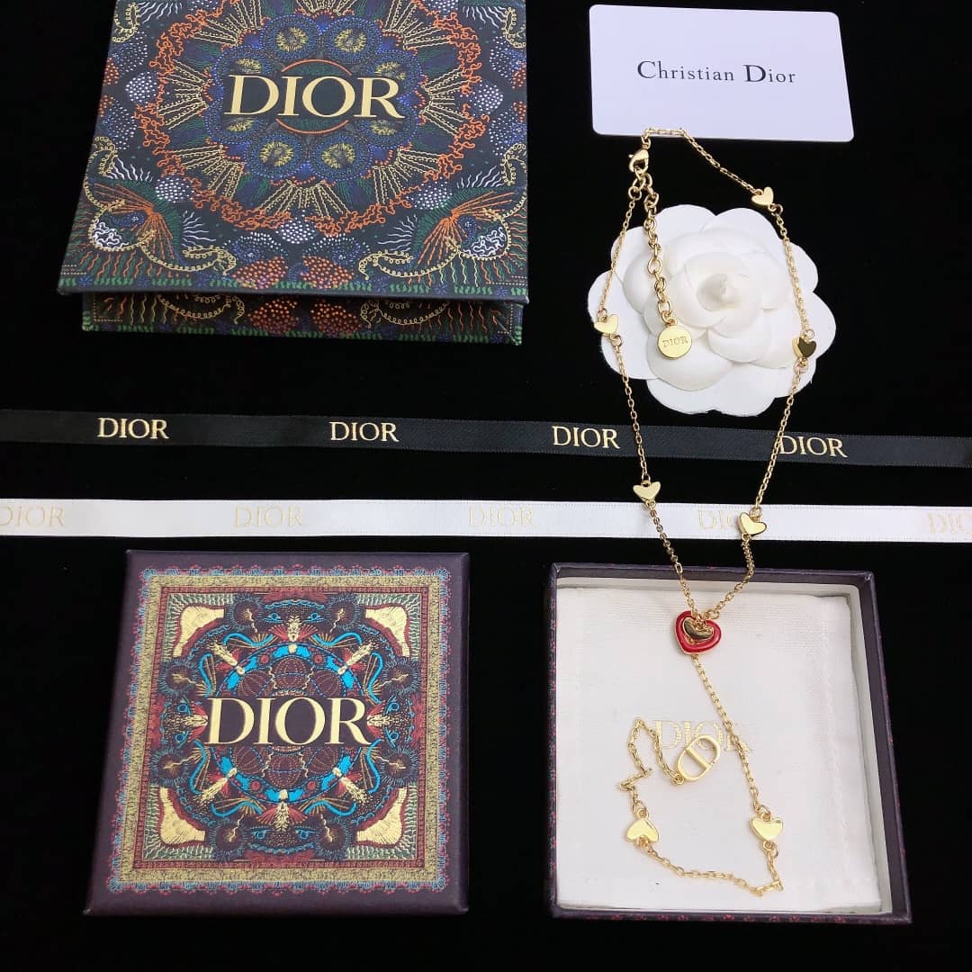 Wholesale Chr1st1an D10r Logo Necklace