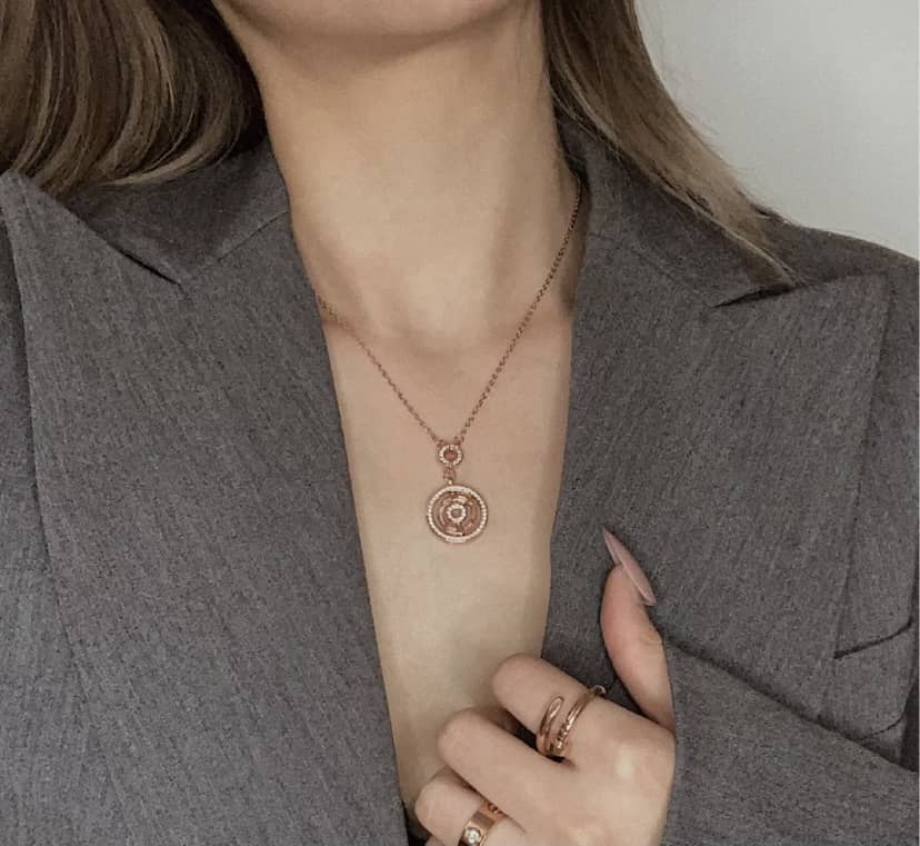 Knockoff Bv1g*ai Logo Necklace