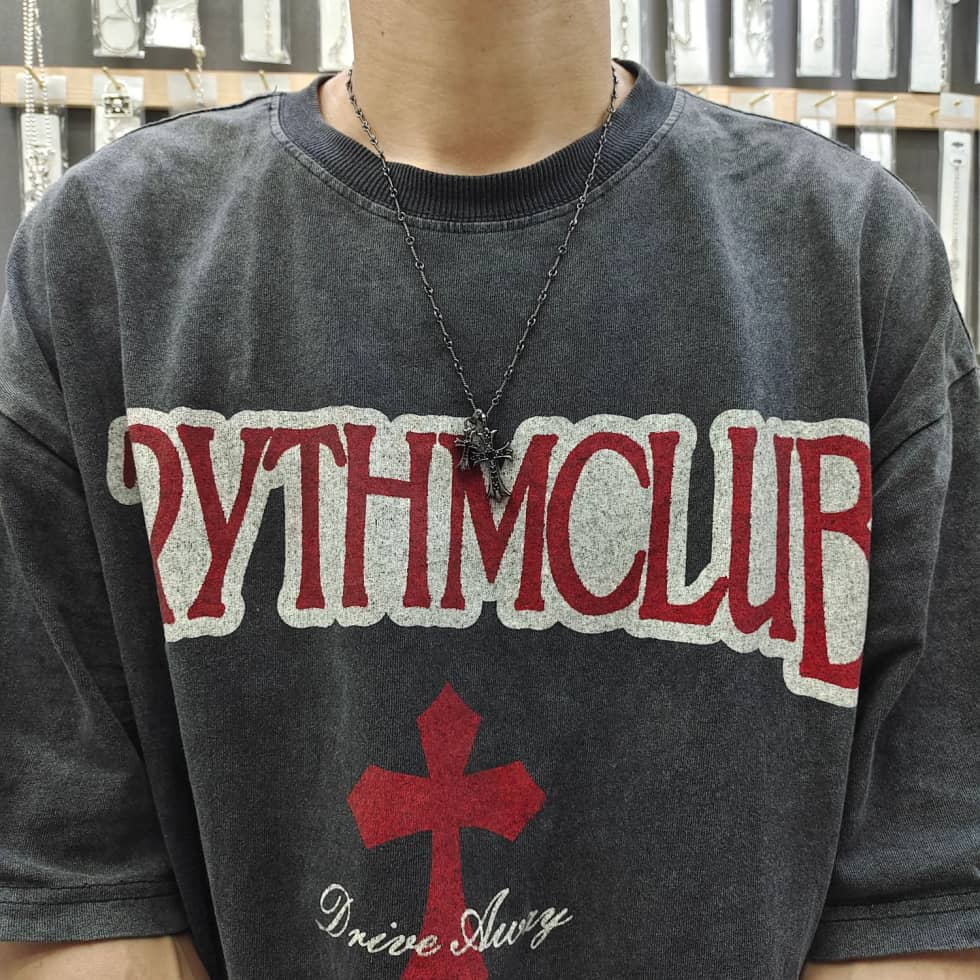 7 Star Ch*0me He**ts Necklace