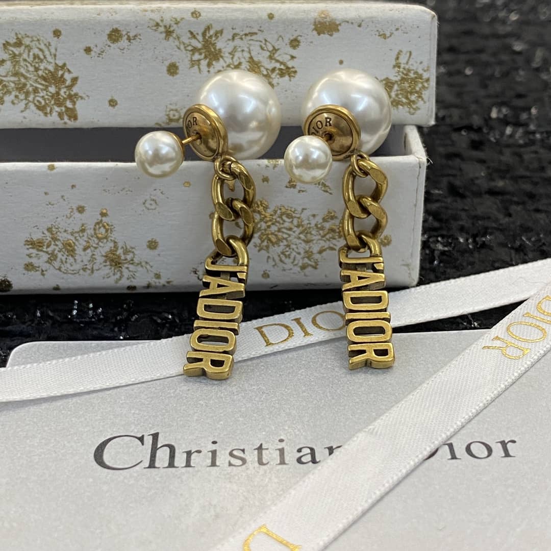 Wholesale Chr1st1an D10r Logo Earring