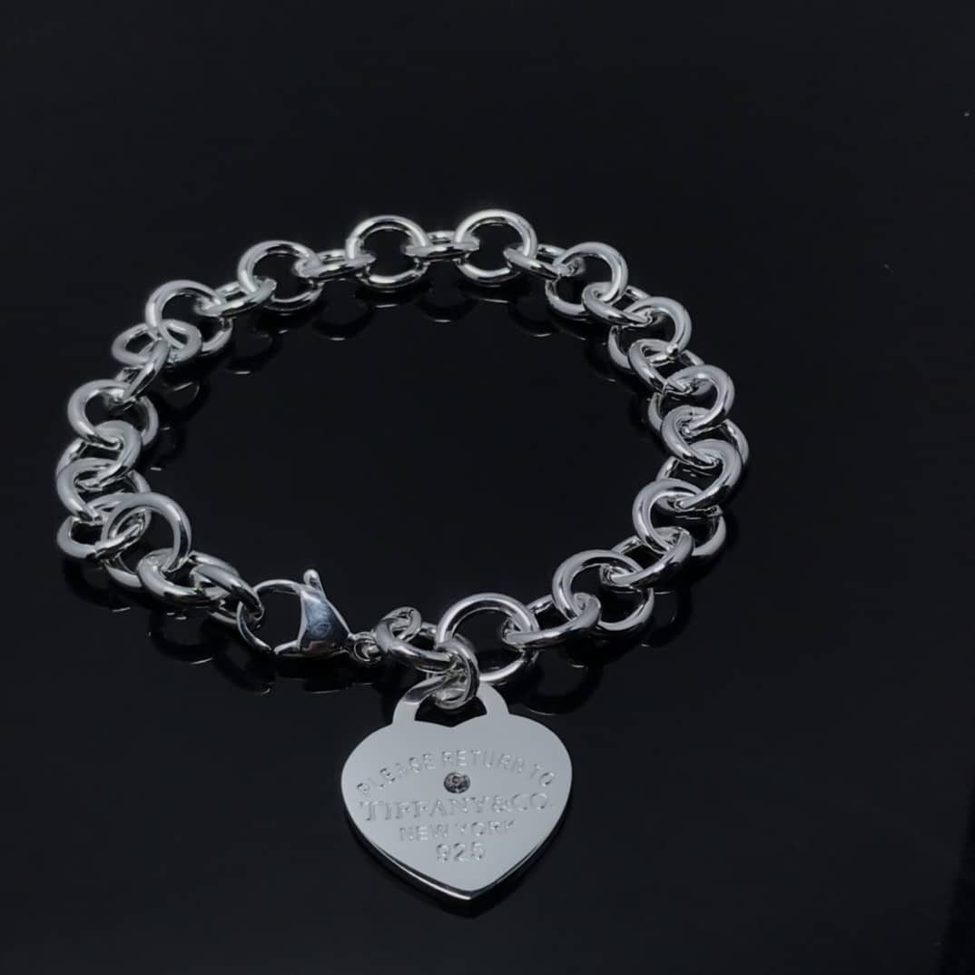 Knockoff T*f*ny Logo Bracelet