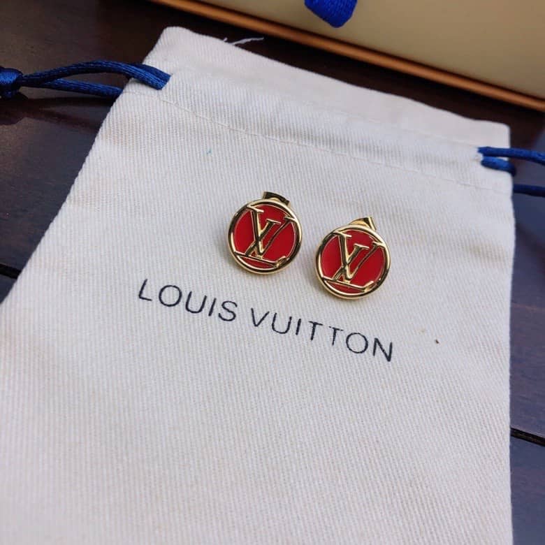 LV Hoop Earrings Dupe Logo AAA+