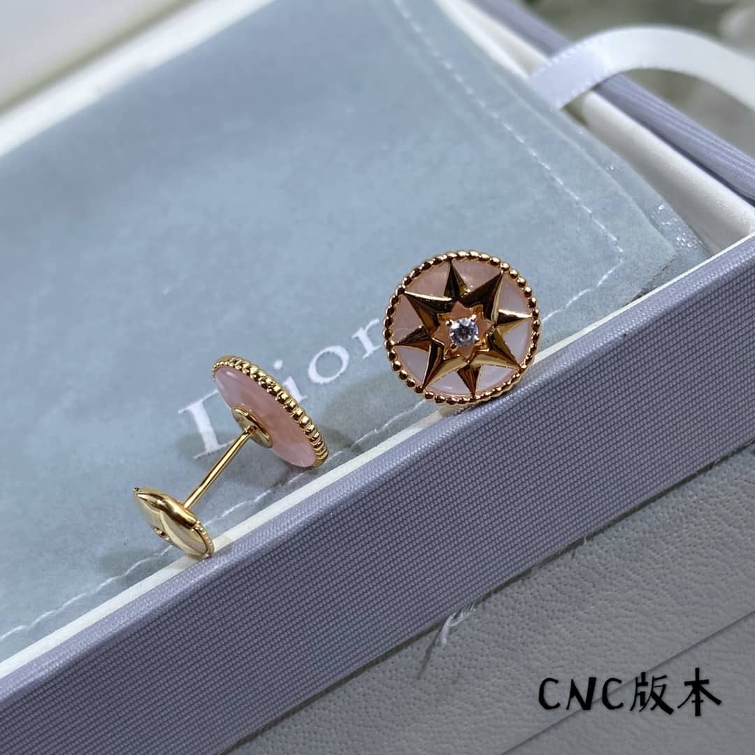 Knockoff Chr1st1an D10r Logo Earring