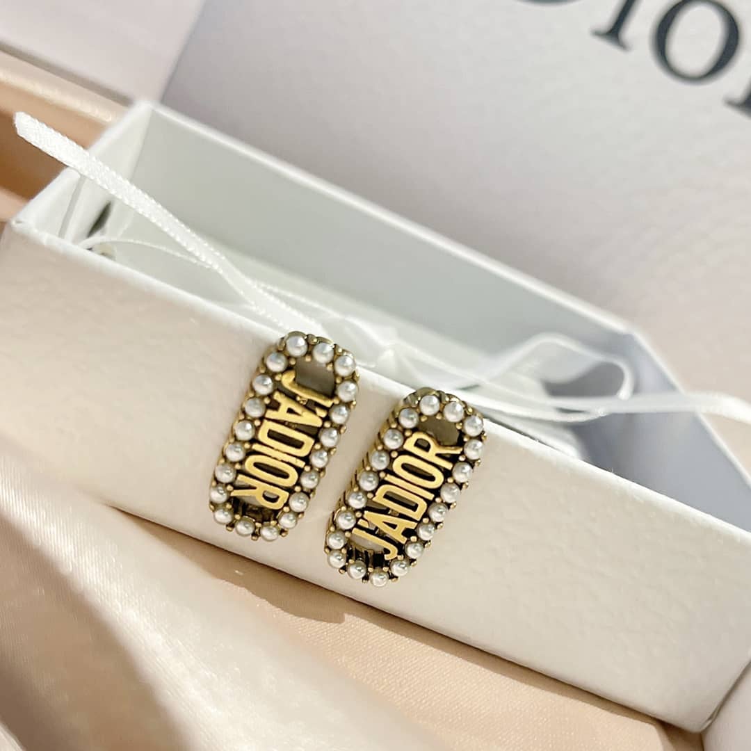 Wholesale Chr1st1an D10r Logo Earring