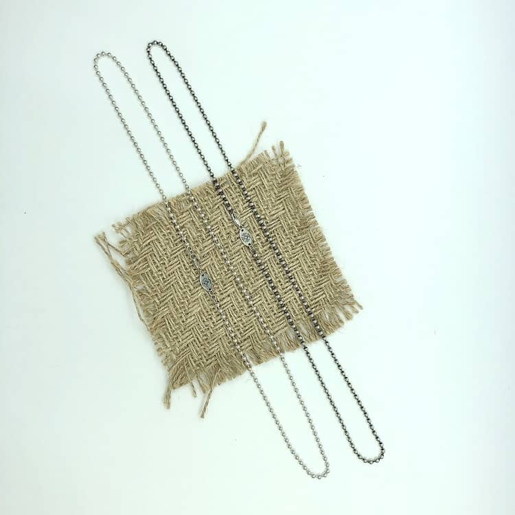 Knockoff Ch*0me He**ts Logo Necklace