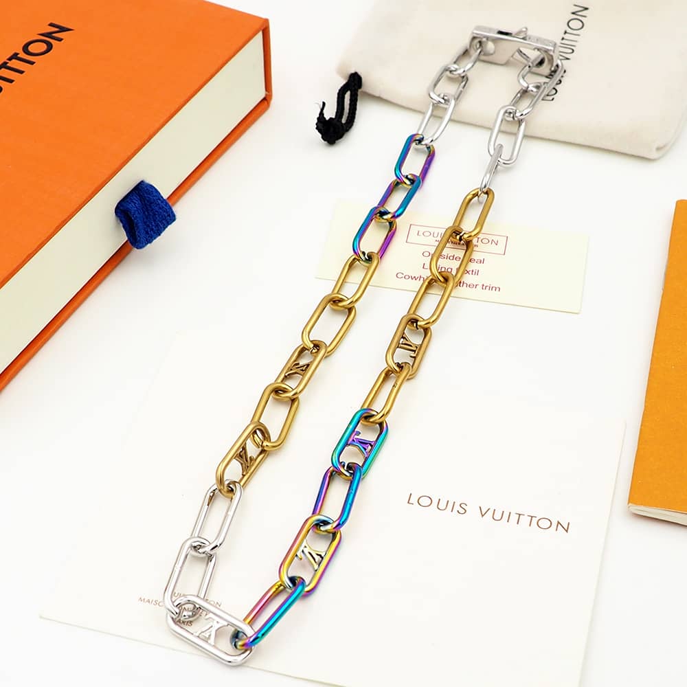 Wholesale L0vis Vvtt0n Logo Necklace