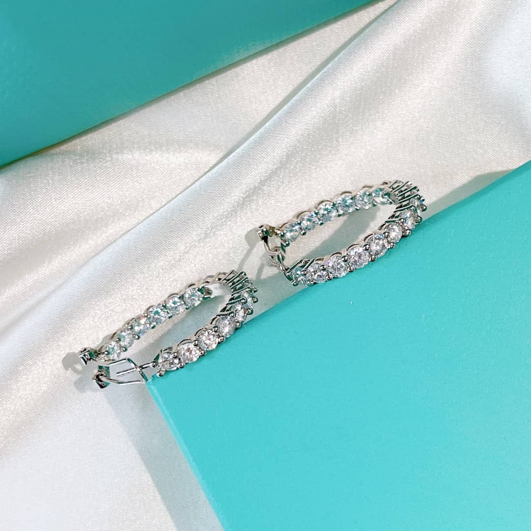 Wholesale T*f*ny Logo Earring