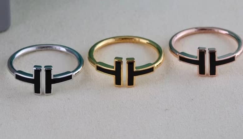 Fake T*f*ny Logo Ring