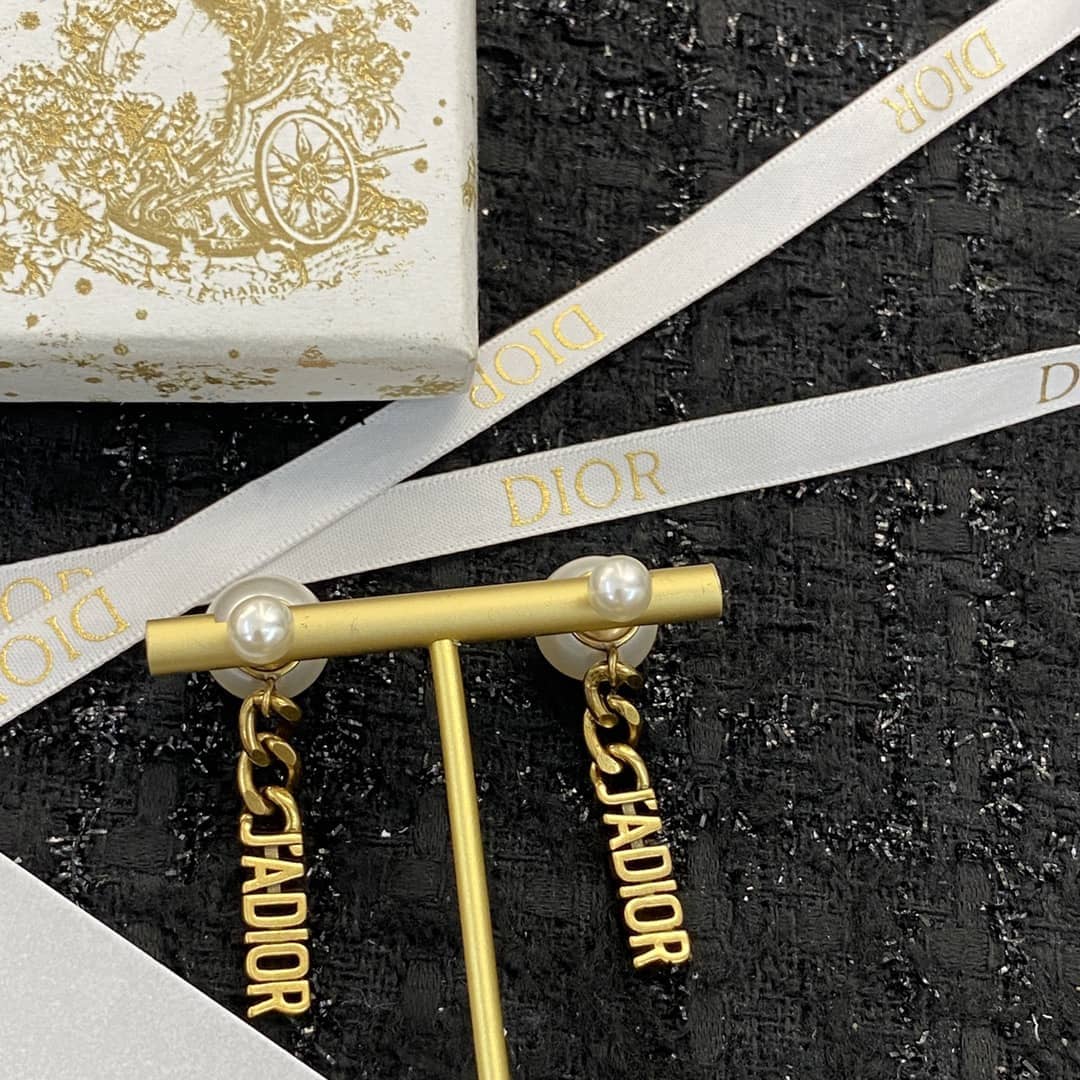 Wholesale Chr1st1an D10r Logo Earring