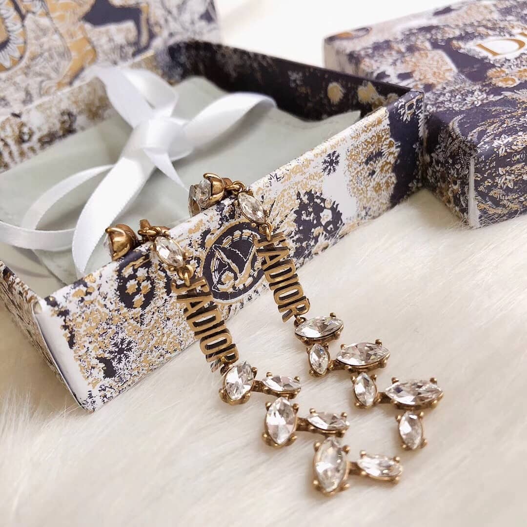 Wholesale Chr1st1an D10r Logo Earring