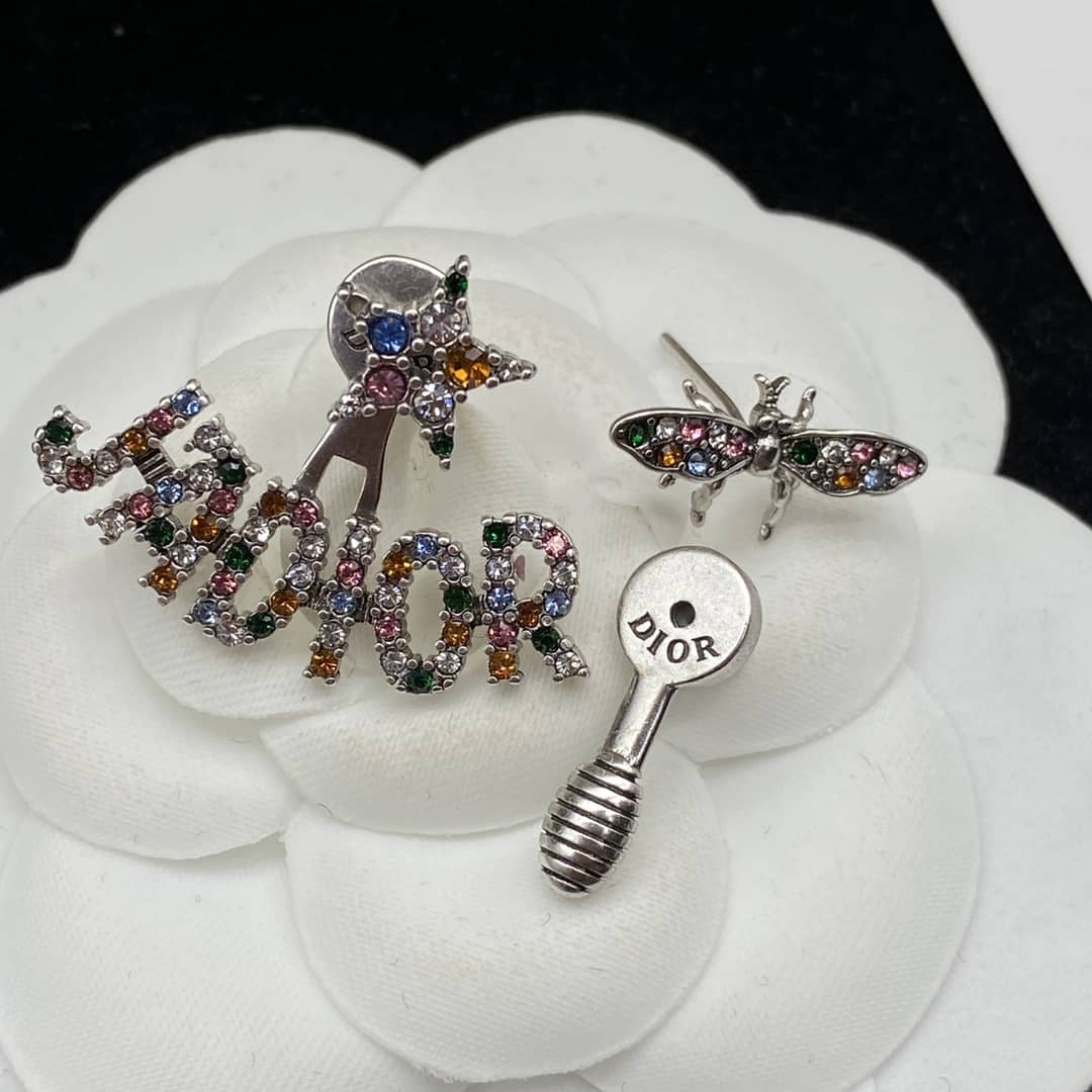 Knockoff Chr1st1an D10r Logo Earring