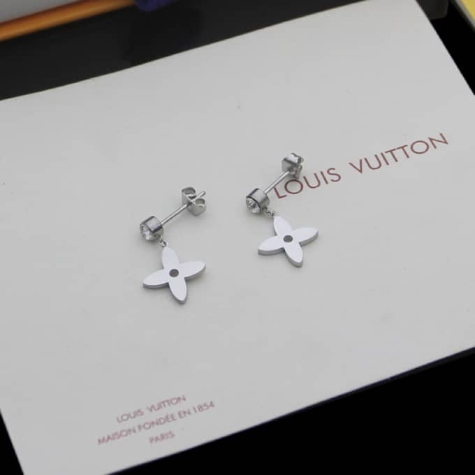 LV Hoop Earrings Dupe Logo AAA+