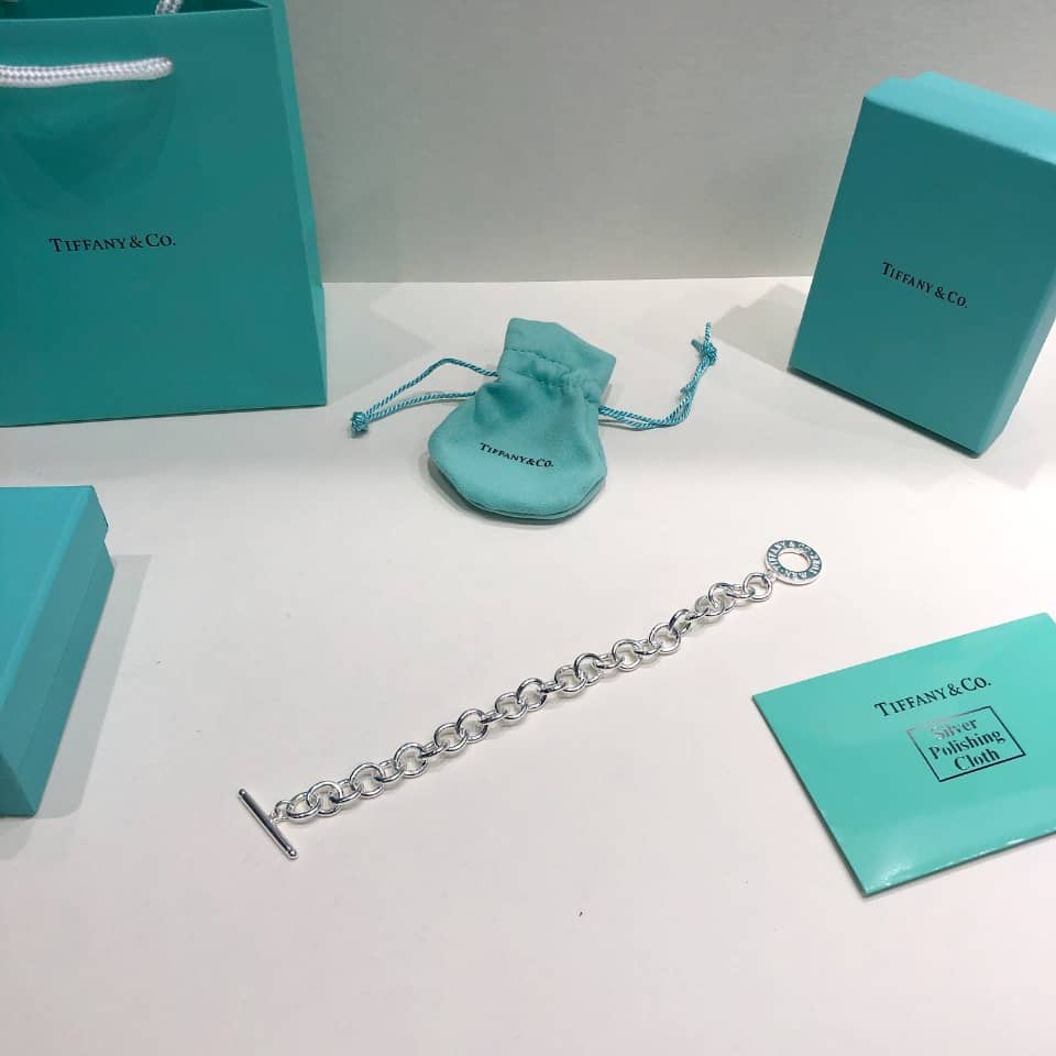 Fake T*f*ny Logo Bracelet