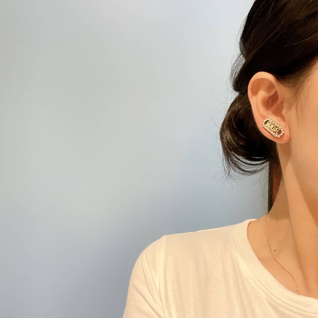 Wholesale Chr1st1an D10r Logo Earring