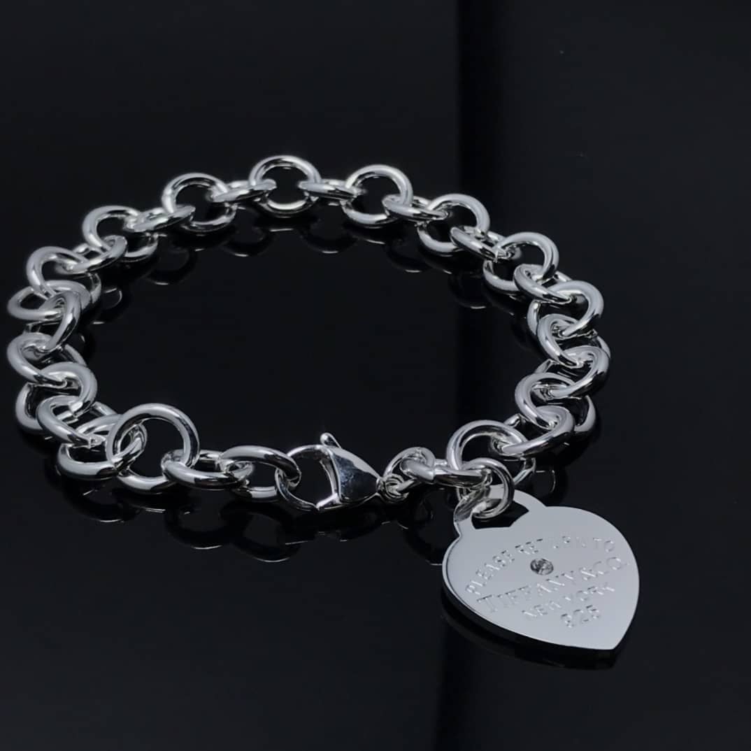 Knockoff T*f*ny Logo Bracelet